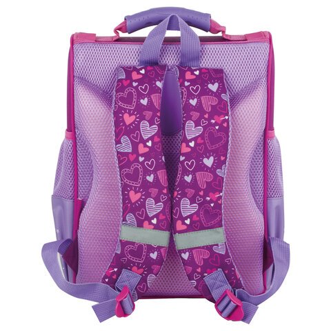 Ранец ПИФАГОР BASICс эргономичной спинкойSmart owls35×28х18 см229933