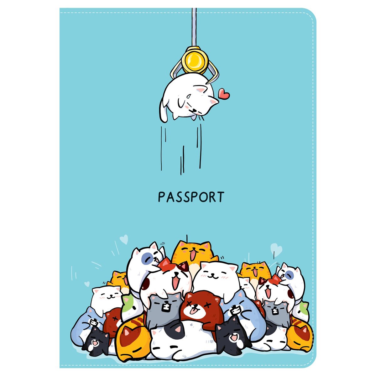 превью Обложка для паспорта MESHU «Meow Prize», ПВХ, 2 кармана