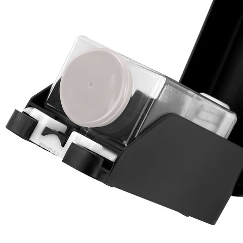 Дозатор для жидкого мыла LAIMA PROFESSIONAL PREMIUM BLACK, НАЛИВНОЙ, 1 л, черный, ABS-пластик