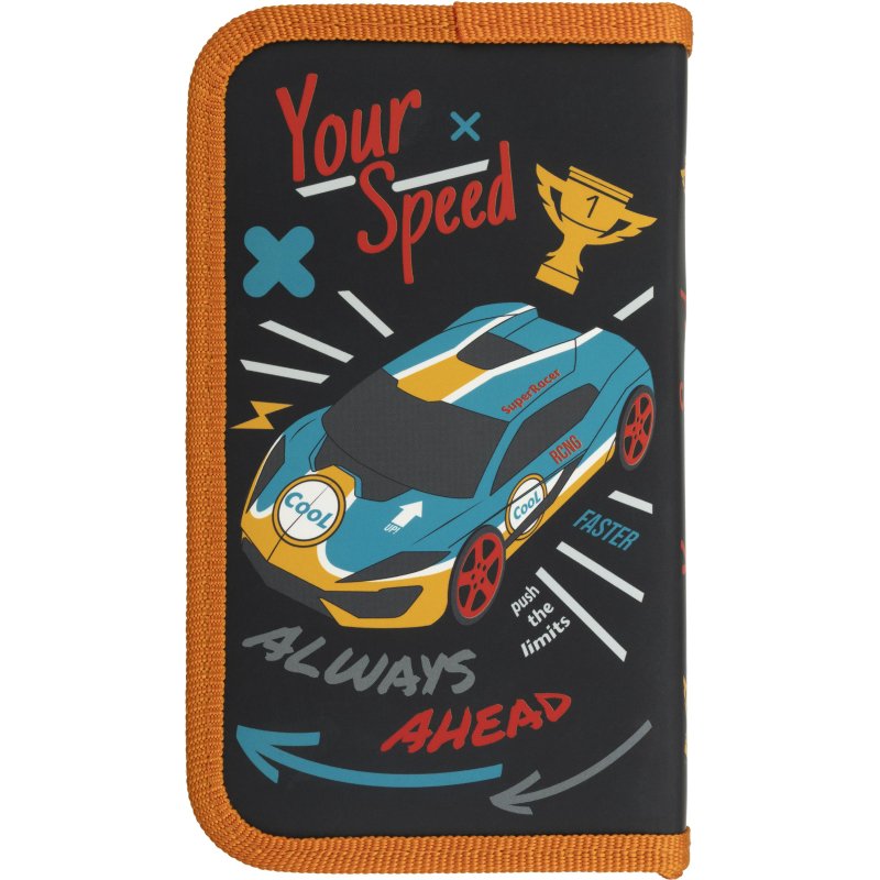 Пенал Комус Класс Your Speed ПКК 03-6, ламинат, софт тач,1отд., 190×110 мм