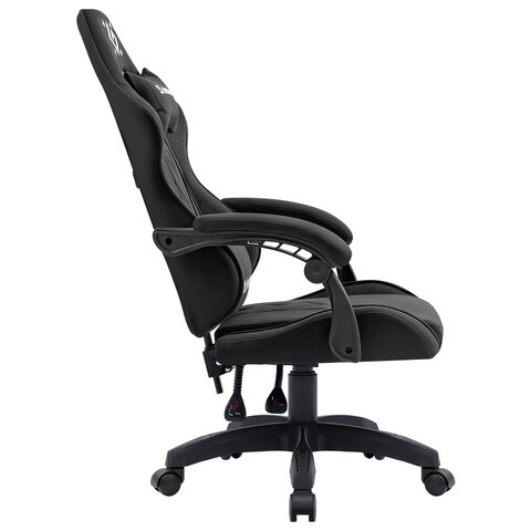 Кресло компьютерное DEFENDER Breeze, 2 подушки, ткань, черное, ш/к 25749