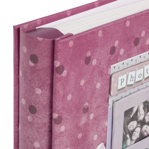 Фотоальбом BRAUBERG на 200 фотографий 10?15 см, индивидуальный бокс, твердая обложка, друзья