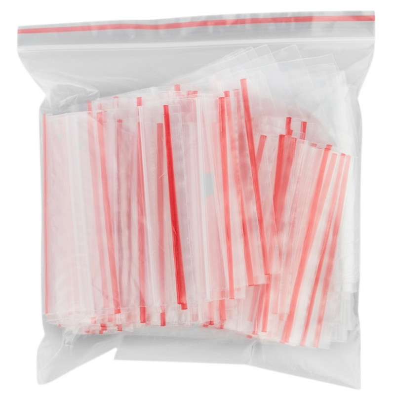 Пакет с замком (Zip Lock) 8 х 12 см, 40 мкм, 100 шт/уп