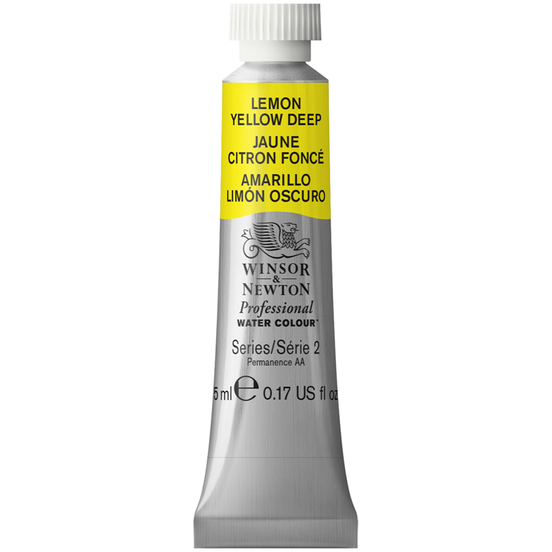 превью Акварель художественная Winsor&Newton «Professional», 5мл, туба, №348 лимонный желтый насыщенный