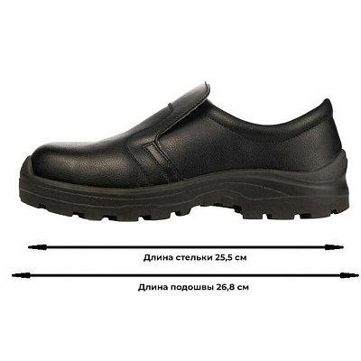 Полуботинки АЛМИ (арт. 80007-011600), с КП, черные, р.40