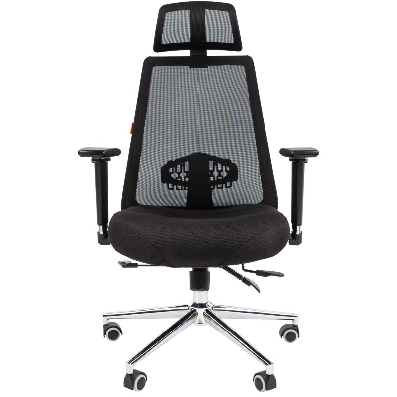 Кресло VT_Chairman 535 Россия LUX ткань черный/черный