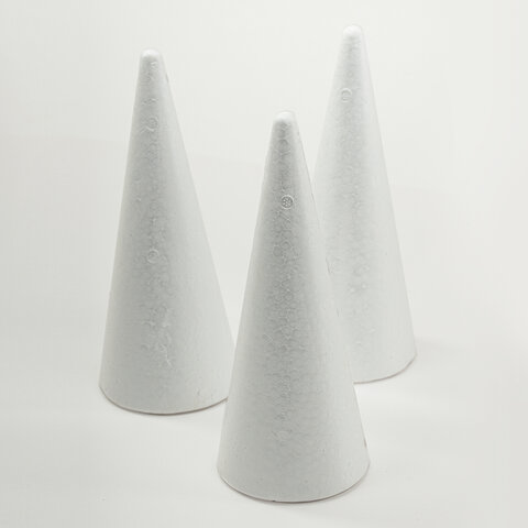 Конусы из пенопласта, 200 мм, 3 шт., ОСТРОВ СОКРОВИЩ