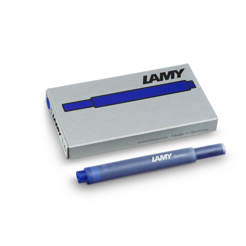 превью Картридж чернильный для перьевой ручки LAMY T10, Синий, 5 шт./уп., 1602077