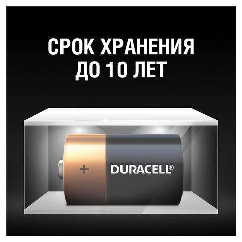 Батарейки Duracell D/373/LR20, 1.5В, алкалиновые, 2 шт. в блистере