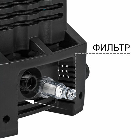 Минимойка BORT BHR-1700-PRO, мощность 1.6 кВт, давление 120 бар, шланг 4 м