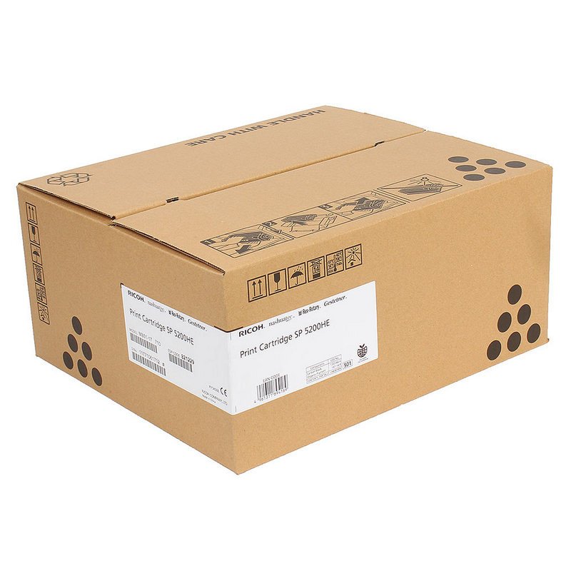 превью Картридж лазерный Ricoh SP 5200HE 821229 черный повышенной емкости оригинальный