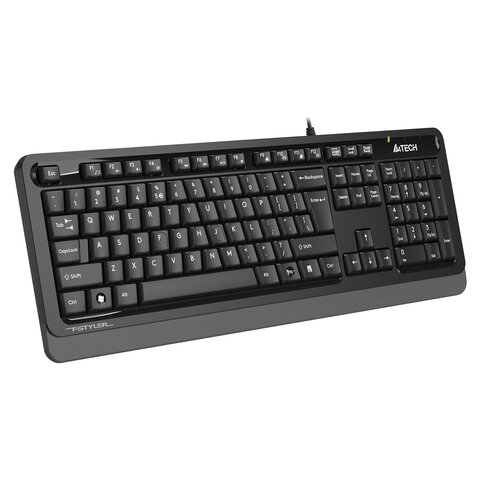 Клавиатура проводная A4TECH Fstyler FKS10, USB, 104 кнопки, черная