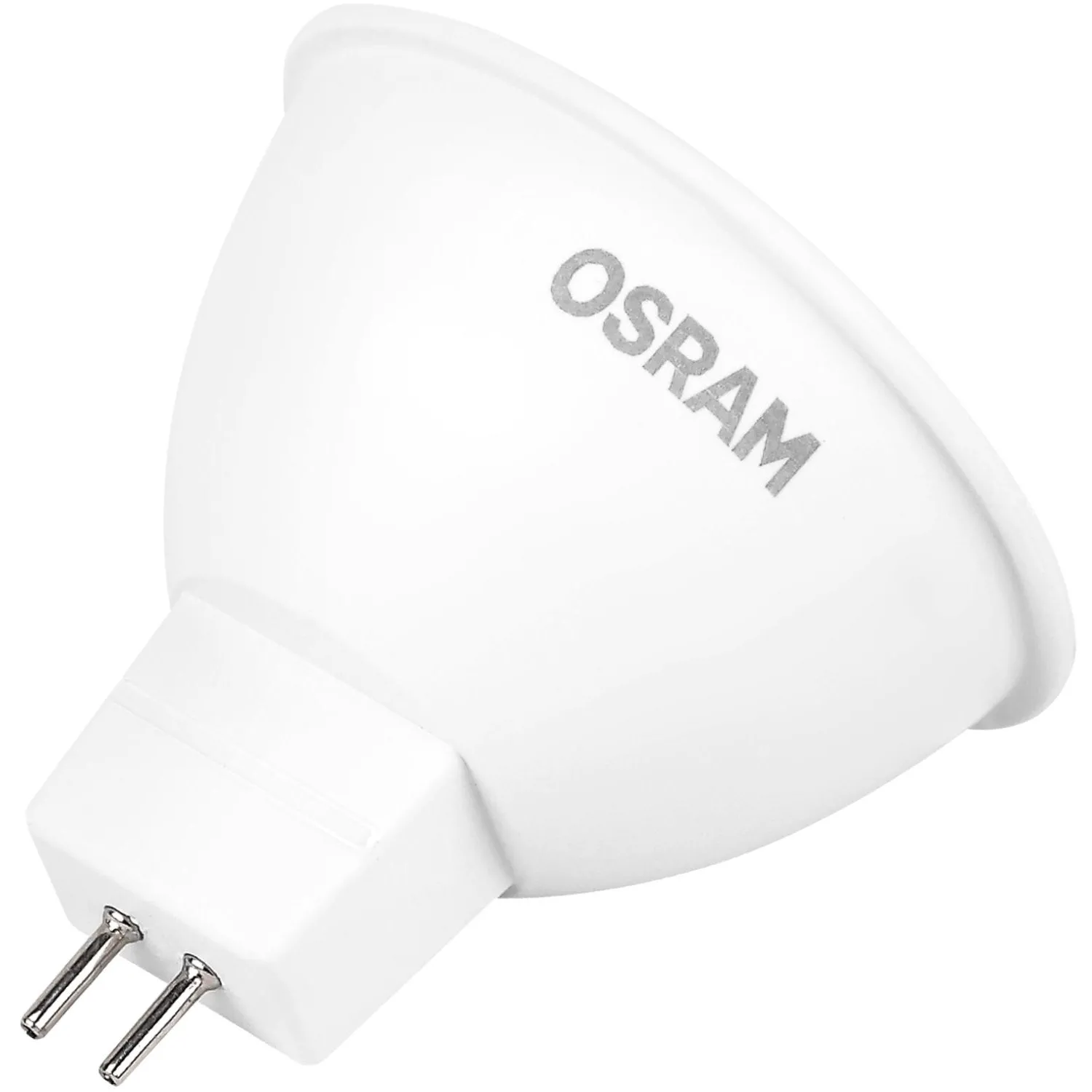 Лампа светодиодная Osram 7 Вт GU5.3 MR 3000 К 600 Лм диммируемая матовая (4058075229006)
