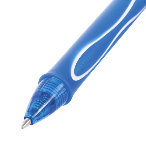 Ручка гелевая автоматическая Bic Gelocity Quick Dry синяя (толщина линии 0.35 мм)