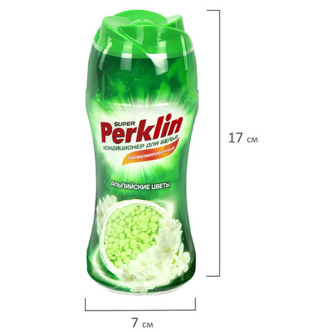 Кондиционер (концентрат) для белья, в гранулах, 250 г, PERKLIN (ПЕРКЛИН) SUPER «Альпийские цветы», 25 стирок