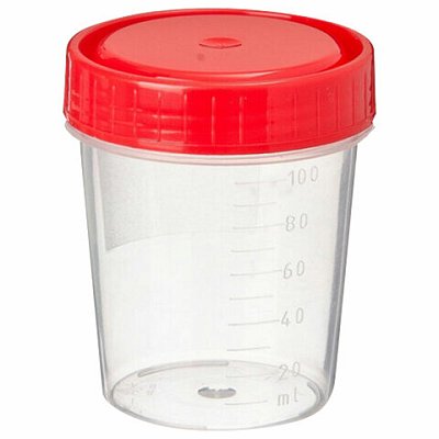 Контейнер для сбора биоматериалов 120 мл стерильныйиндивидуальная упаковка