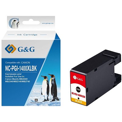 Картридж струйный GG PGI-1400XL BK чер. для Canon MB2050/MB2350/MB2040