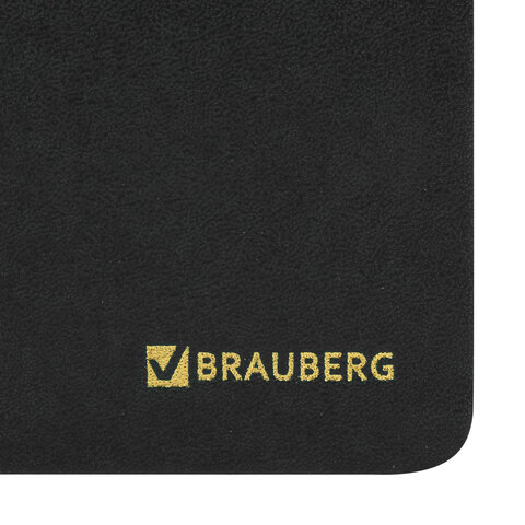 Планинг настольный BRAUBERG недатированный, 305×140 мм, «Select», под зернистую кожу, черный