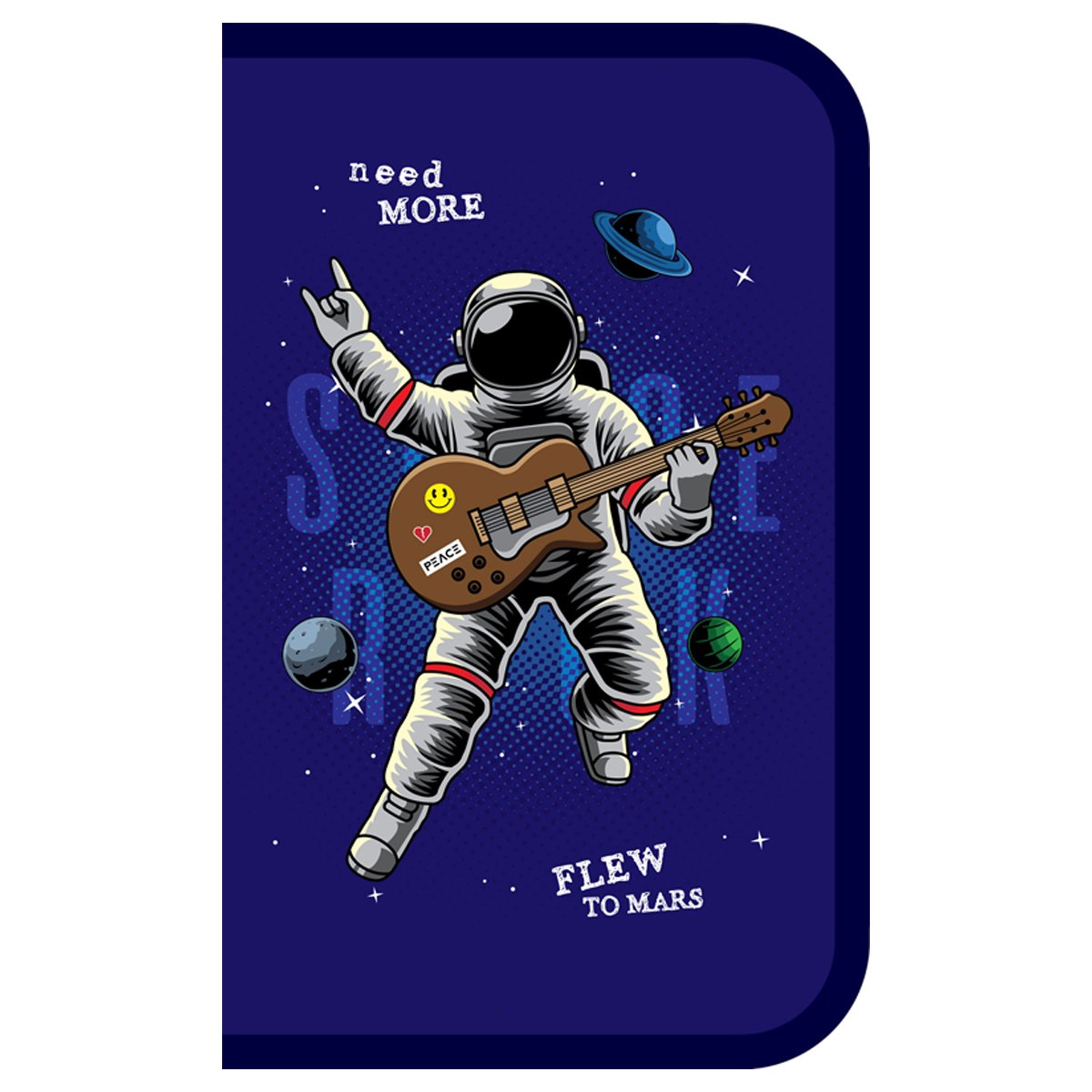 превью Пенал 1 отделение, 210×130 ArtSpace «To Mars», две откидные секции, ткань