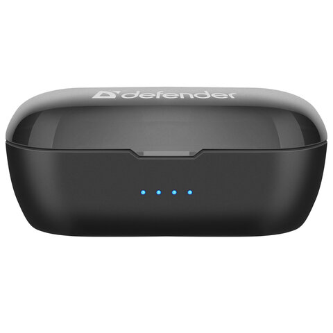 Наушники с микрофоном беспроводные Defender Twins 638, Bluetooth 5.0, черный