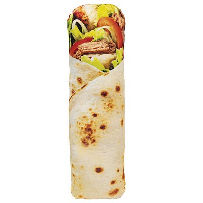 Игрушка мягкая «ШАУРМА», ткань вельбоа, 40×11 см, WOOZOO (ВУЗУ)