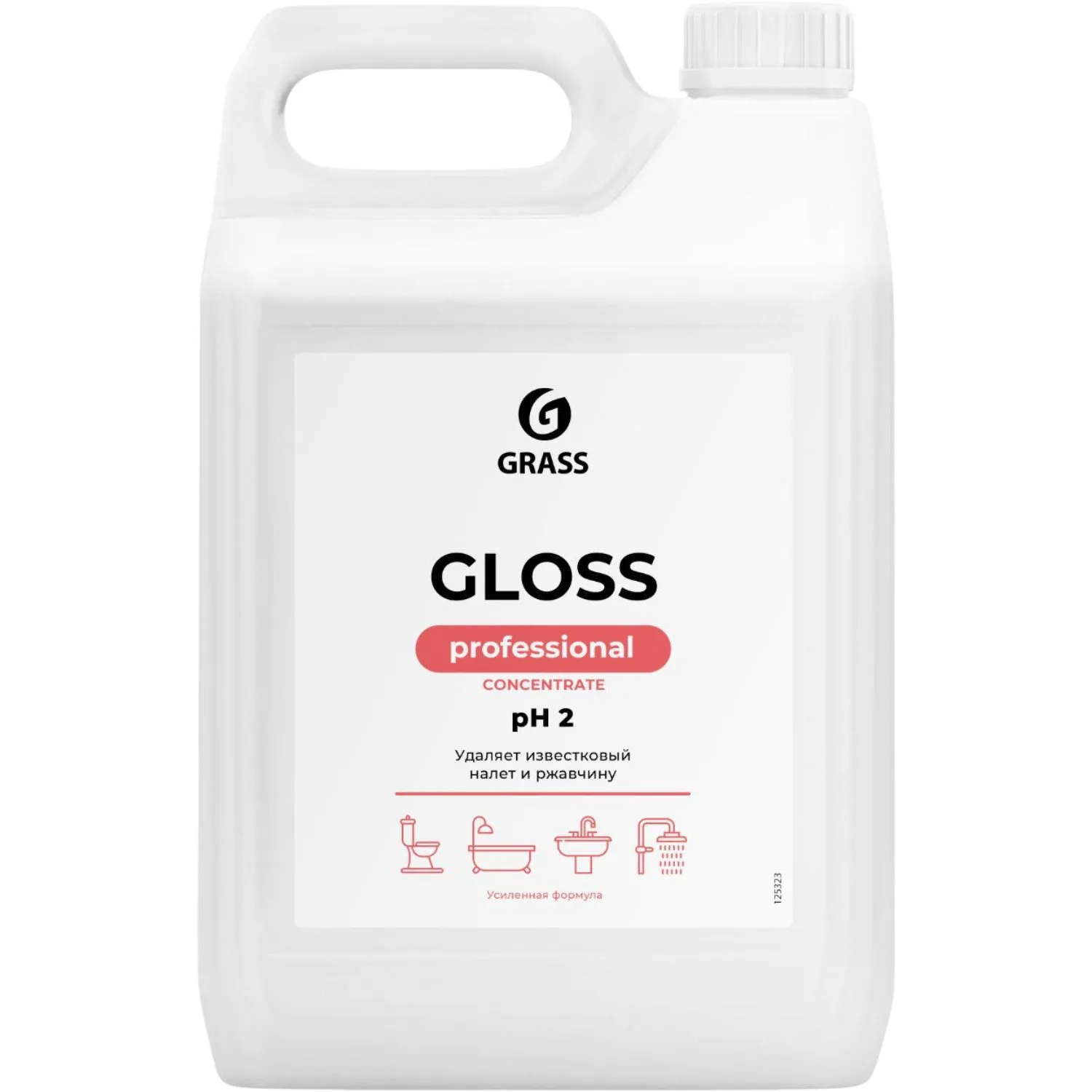 превью Средство для сантехники чистящее Grass Gloss Concentrate 5.5 кг