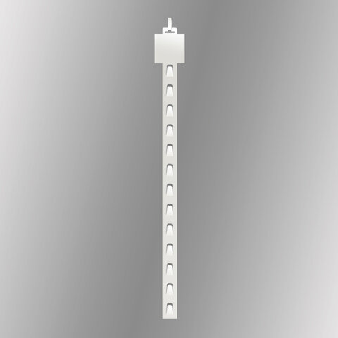 Стриплента на 13 замков, 980×50 мм, с топпером, толщина 0.5 мм, полипропилен, NoName 