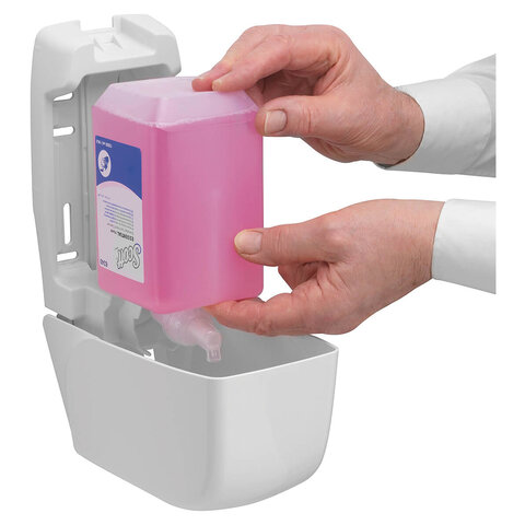Картридж с пенным мылом одноразовый KIMBERLY-CLARK Scott «Essential», 1 л, розовый, артикул 6340