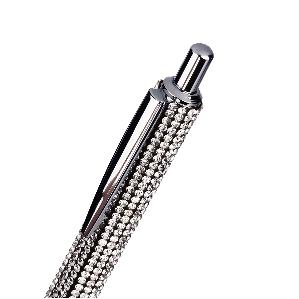 Ручка шариковая автоматическая MESHU «Ice diamond» синяя, 1.0мм