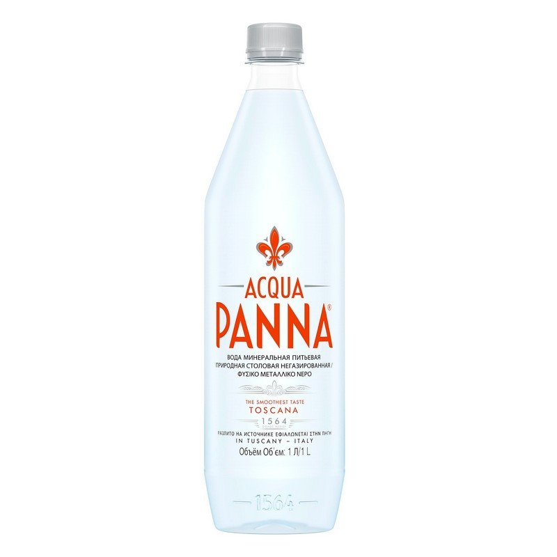 Вода минеральная Acqua Panna негазированная 1 л (12 штук в упаковке)