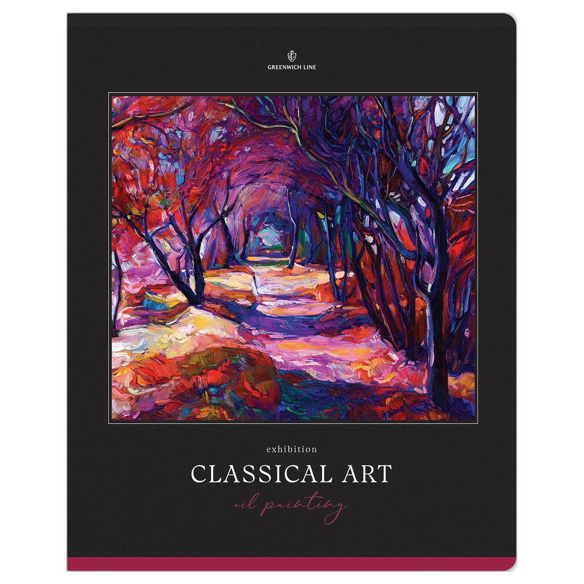 Тетрадь 48л., А5, клетка Greenwich Line «Classical art», глянцевая ламинация, твин-лак, 70г/м2