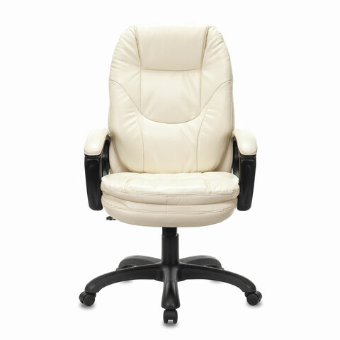 Кресло офисное BRABIX PREMIUM «Trend EX-568», экокожа, бежевое, 532102