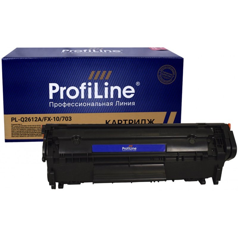 превью Картридж лазерный универсальный ProfiLine Q2612A/FX-10/703 чер. для HP/Canon