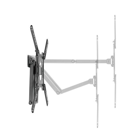 Кронштейн-крепление для ТВ настенный, до 35 кг. VESA 75×75-400×400, 32«-55», черный, SONNEN