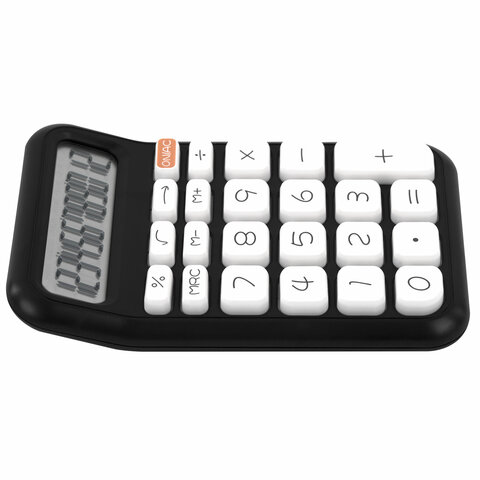 Калькулятор настольный BRAUBERG KW-500-BK (93×148 мм)3D-кнопки12 разрядовчерный272954