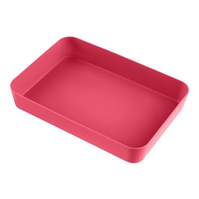 Лоток для канцелярских принадлежностей Стамм, 18.5×26.5×4.5см, розовый Neon