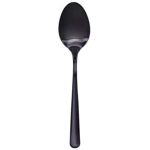 Ложки столовые BLACK, НАБОР 2 шт., на подвесе, нержавеющая сталь, черные, WEGLA (ВЕГЛА)