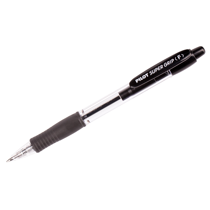 Ручка шариковая PILOT BPGP-10R-F авт.резин.манжет.черная 0,32мм