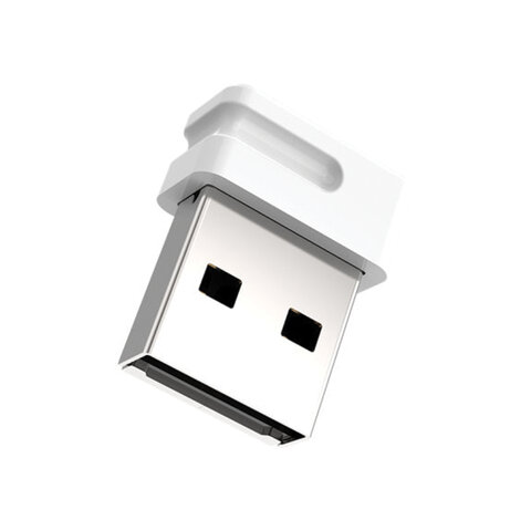 Флеш-диск 64 GB NETAC U116, USB 2.0, белый-20WH