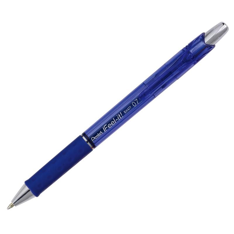 превью Ручка шариковая автоматическая Pentel IFeel it! синий (толщина линии 0.27 мм)