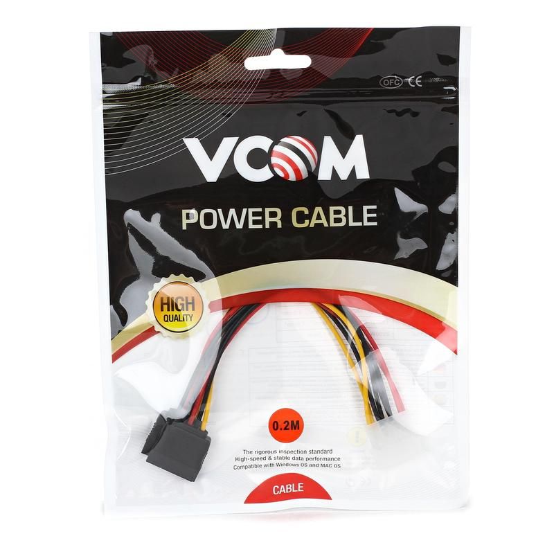 Переходник Vcom 1big - SATA - SATA (VPW7572) арт. 1243133 - купить в ...