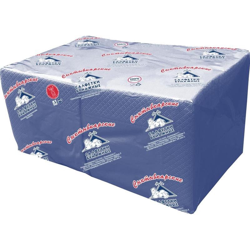превью Салфетки Profi Pack 2 сл. 24×24 синие 250 шт./уп. 