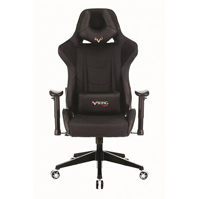 Кресло игровое Viking 4 Aero черное (пласитик/искусственная кожа/ткань)