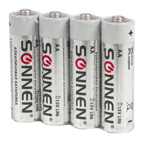 Батарейки КОМПЛЕКТ 30 (20+10) шт., SONNEN Alkaline, AA+ААА (LR6+LR03), в коробке