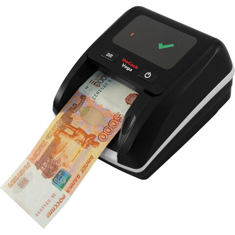 Детектор банкнот DOCASH VEGA, автоматический, ИК, МАГНИТНАЯ, АНТИСТОКС детекция, АКБ