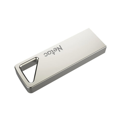 Флеш-диск 64 GB NETAC U326, USB 2.0, металлический корпус, серебристый-20PN