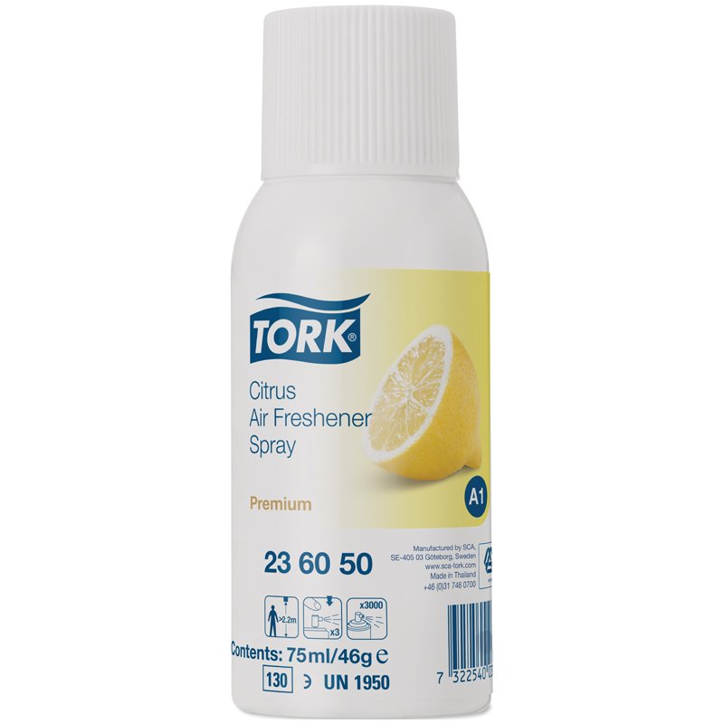 Картридж аэрозольный TORK (Система А1) Premium, 75 мл, цитрус