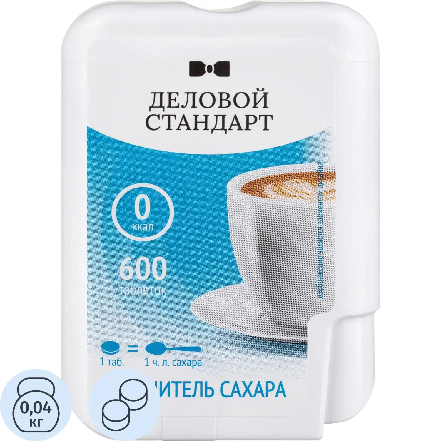 превью Сахарозаменитель Деловой Стандарт 0.036 кг (600 таблеток)