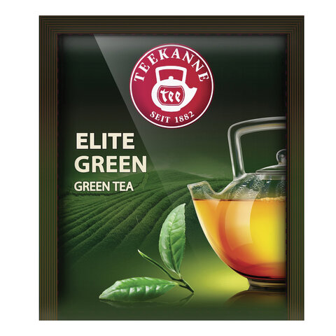 превью Чай TEEKANNE (Тиканне) «Elite Green», зеленый, 300 пакетиков в конвертах, Германия