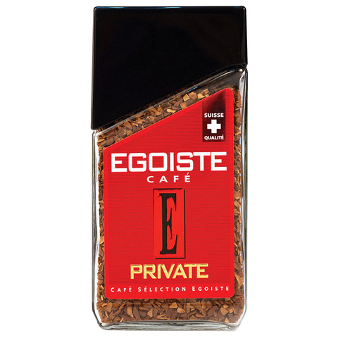 Кофе растворимый EGOISTE «Private», сублимированный, 100 г, 100% ...